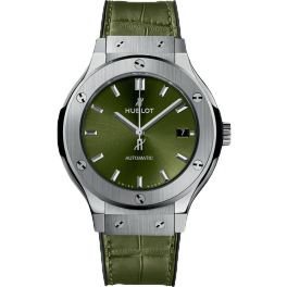 Часы Hublot Classic Fusion Green Titanium 565.NX.8970.LR
