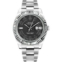Часы Rolex Datejust II Black Roman Dial 116334