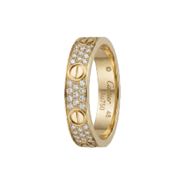 Кольцо Cartier Love Ring Smal Model Paved B4237248