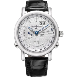 Часы Ulysse Nardin Classical GMT Perpetual Platinum Limited Edition of 500 329-80