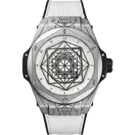 Часы Hublot Sang Bleu Titanium White Limited Edition 45 mm 415.NX.2027.VR.MXM18