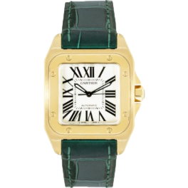Часы Cartier Santos 100 33 mm Yellow Gold 2880