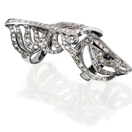 Кольцо с бриллиантом RalfDiamonds  с сапфирами и бриллиантами