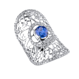 Кольцо RalfDiamonds White Gold Sapphire Diamonds Ring