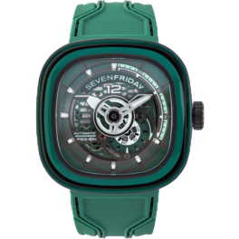 Часы Sevenfriday Colored Carbon Green 47 mm SF-PS3/05