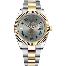 Часы Rolex Datejust II 41 mm Steel and Yellow Gold "Wimbledon" 126333