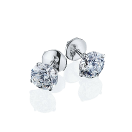 Серьги No Name  с бриллиантами 1,05ct-1,08ct G/VS2