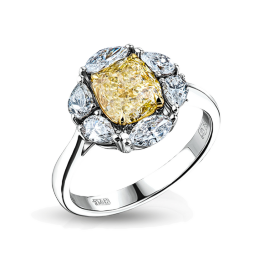 Кольцо No name  с бриллиантом 2,00 CT FY/VS1