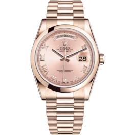 Часы Rolex Day-Date Everose 36 mm Gold 118205