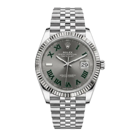Datejust II 36 mm Steel and White Gold "Wimbledon" 126234