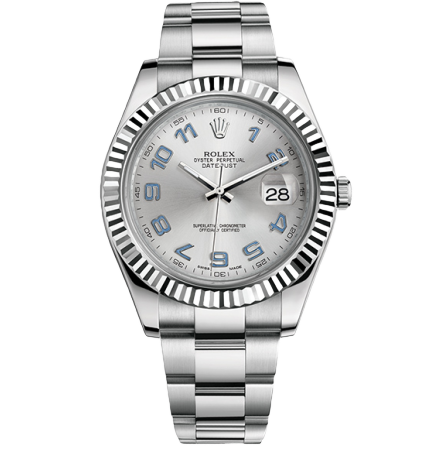 Datejust II 41mm Steel and White Gold 116334