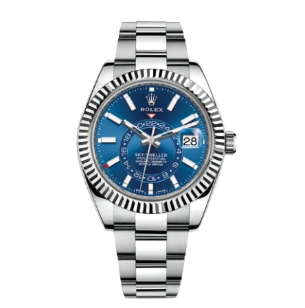 Sky-Dweller 42 mm Steel and White Gold 326934