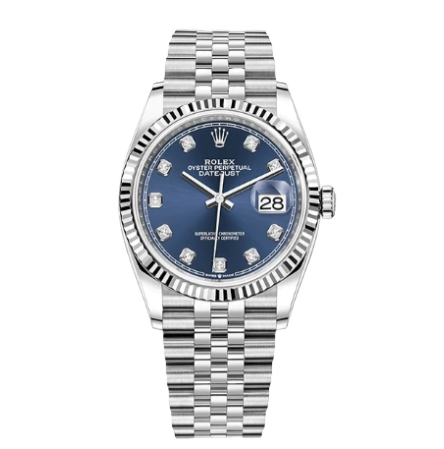 Datejust II 36 mm Steel and White Gold 126234