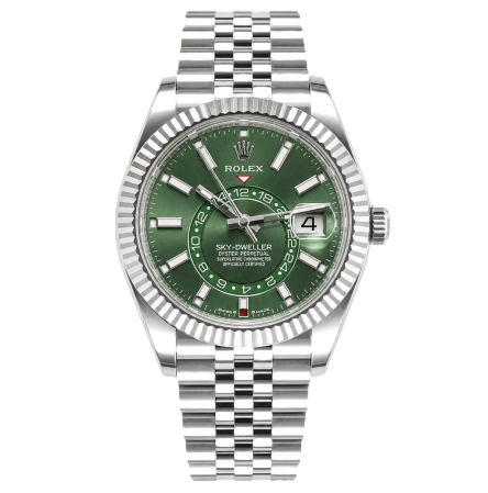 Sky-Dweller 42 mm Steel and White Gold 336934