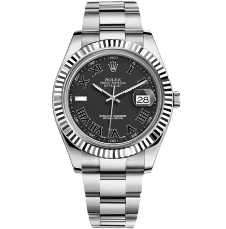 Datejust II 41mm Steel and White Gold