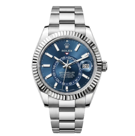Sky-Dweller 42 mm Steel and White Gold 326934