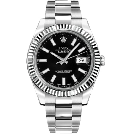 Datejust II 41mm Steel and White Gold 116334