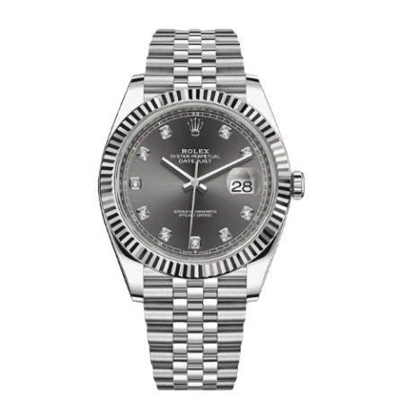 Datejust 41mm Steel and White Gold