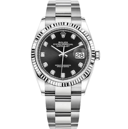 Datejust 36 mm Steel and White Gold 126234-0028