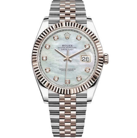 Datejust 41mm Steel and Everose Gold