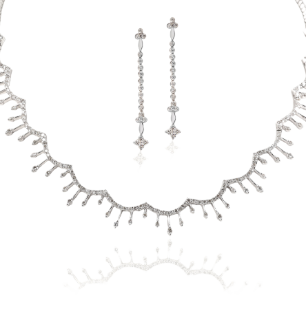 White Gold Diamonds Set