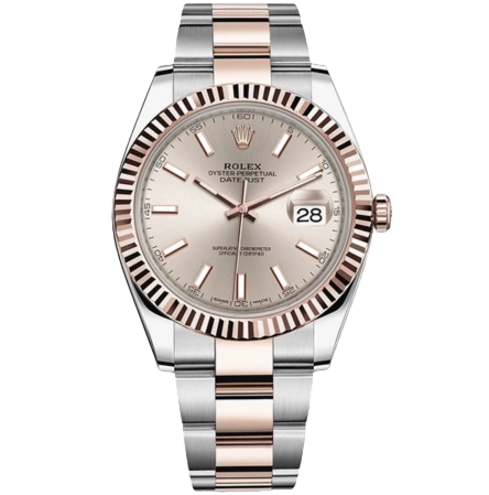 Rolex Datejust 41mm Steel and Everose Gold 126331
