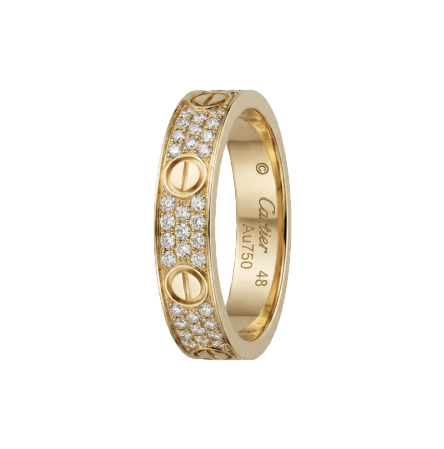 Love Ring Smal Model Paved B4237248