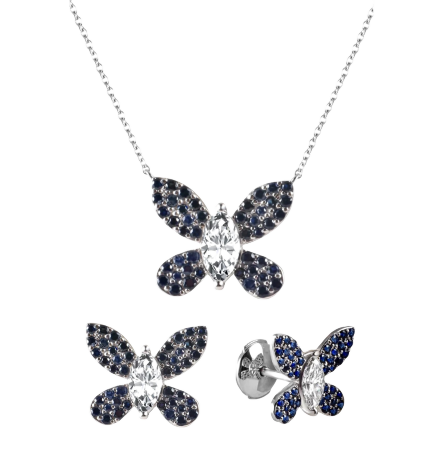 Sapphires and Diamonds Set