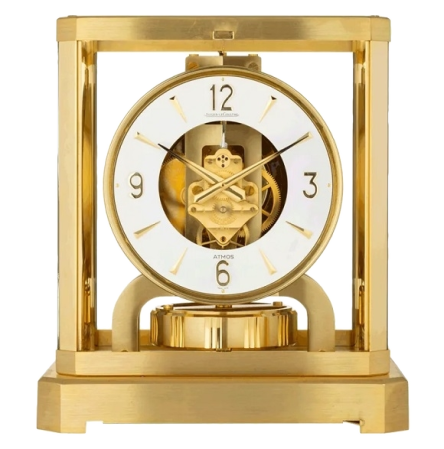 Atmos Clock Brass Gold-Plated 1960s