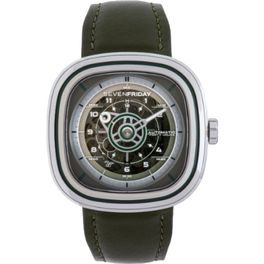 Часы Sevenfriday Green T 45 mm SF-T1/06