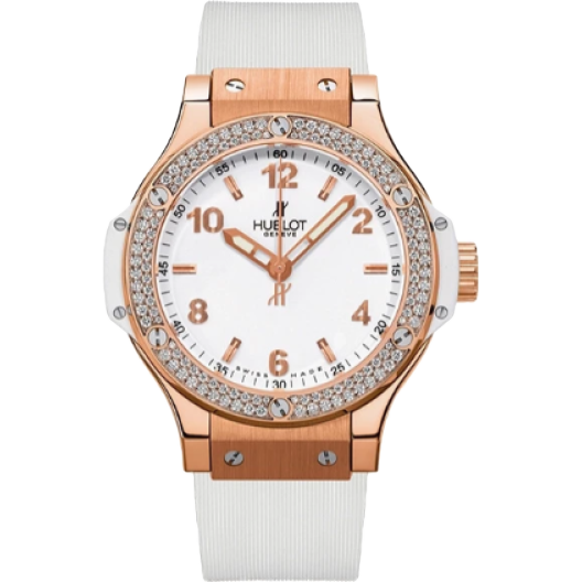 Часы Hublot Gold White Diamonds 38 mm 361.PE.2010.RW.1104