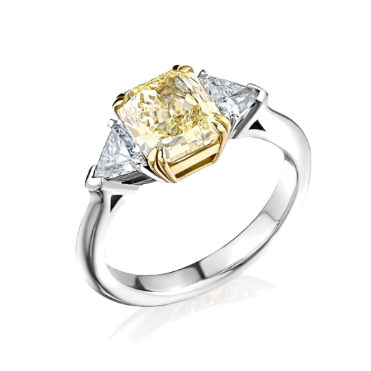 Кольцо с бриллиантом No Name  1,70ct U to V Range/SI2