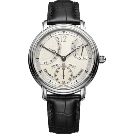 Часы Maurice Lacroix Masterpiece Calendrier Retrograde 43.5 mm MP7068-SS-191