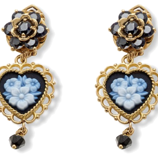 Серьги Dolce & Gabbana Love Earrings WEEB2G WSLE5 Z0000
