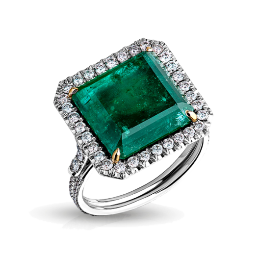 Кольцо RalfDiamonds White Gold Emerald Diamonds Ring