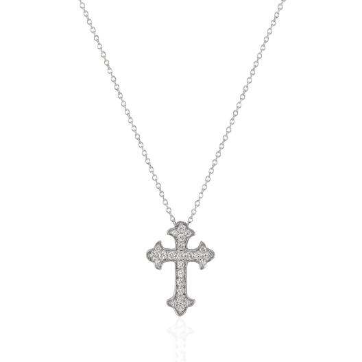 Крест Mercury с бриллиантами 0.72 ct