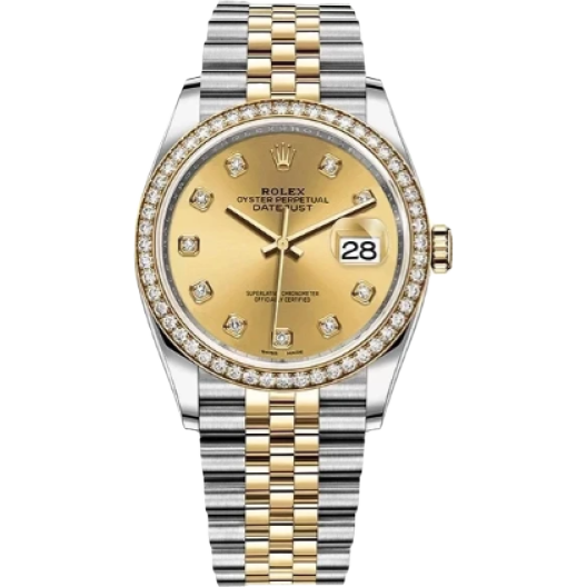 Часы Rolex Datejust 36mm Steel and Yellow Gold 116243