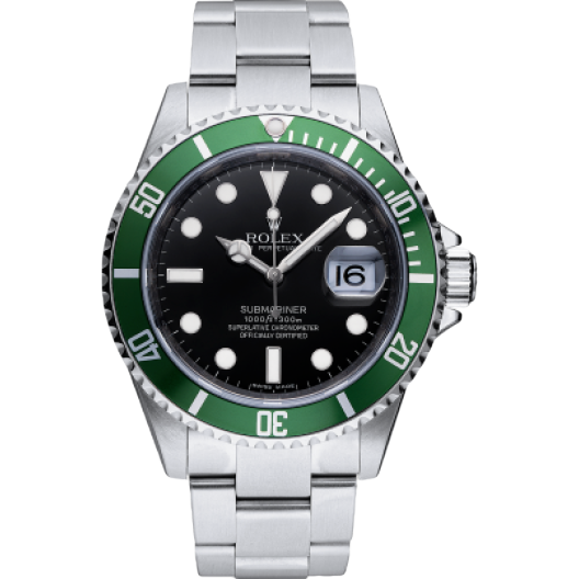 Часы Rolex Submariner Date "Kermit" 40 mm Steel 16610LV