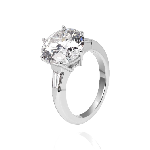 Кольцо No Name White Gold Diamond Ring 5.25 ct.