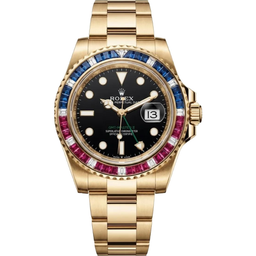 Часы Rolex GMT-Master II 40mm Yellow Gold 116718