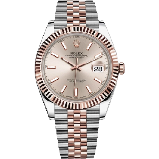 Часы Rolex Datejust 41mm Steel and Everose Gold 126331-0010