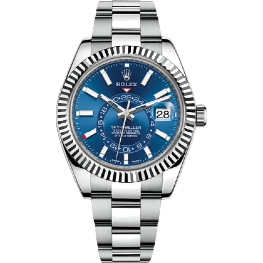 Часы Rolex Sky-Dweller 42 mm Steel and White Gold 326934