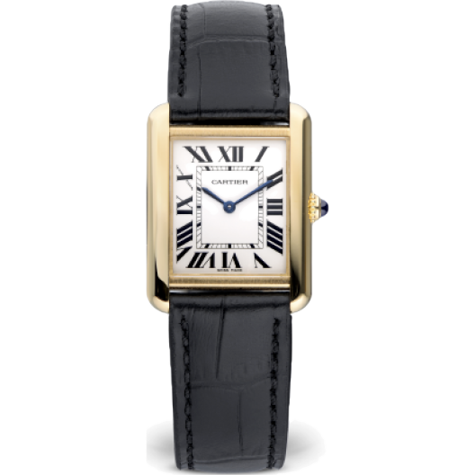 Часы Cartier Tank Roman Dial Yellow Gold and Steel 3168