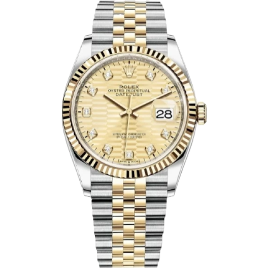 Часы Rolex Datejust 36 mm Steel and Yellow Gold 126233-0045