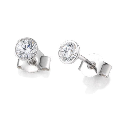 Серьги Mercury  с бриллиантами 0,50-0,50ct G/VS1