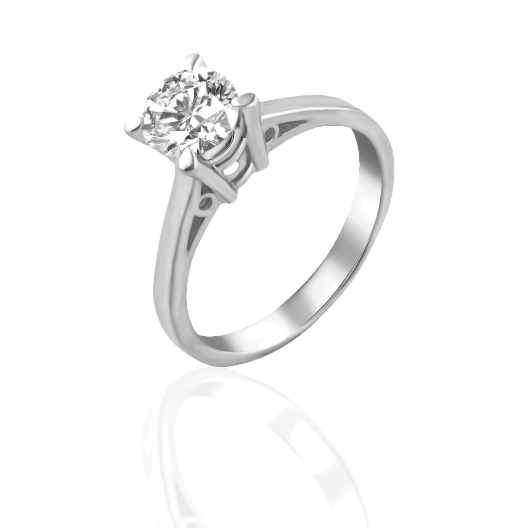 Кольцо с бриллиантом No Name 1,24 ct G/SI2