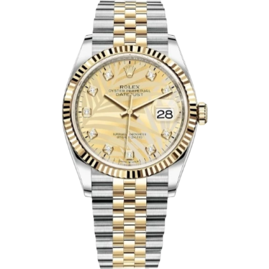 Часы Rolex Datejust 36mm Steel and Yellow Gold 126233-0043