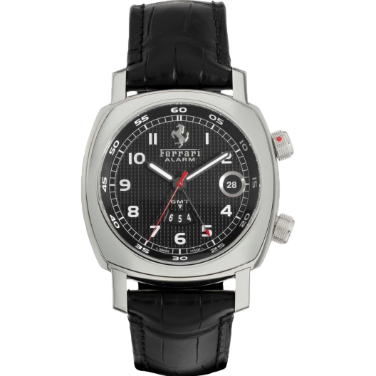 Часы Panerai Ferrari Granturismo GMT Alarm Stainless Steel 45 mm FER00017