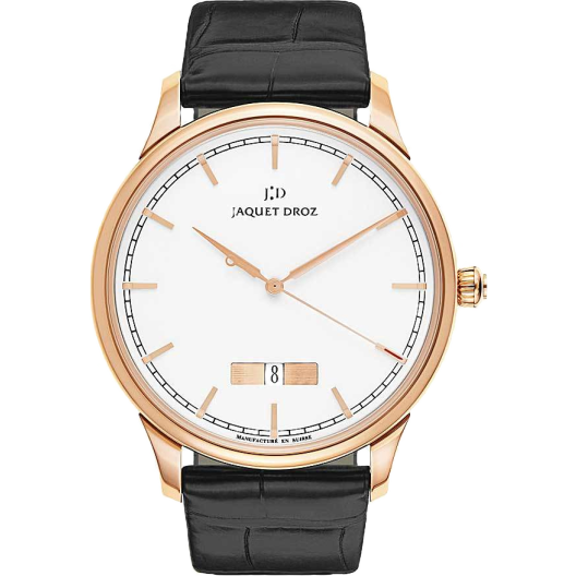 Часы Jaquet Droz Grande Heure Minute Quantieme Ivory Enamel 43mm J017533200