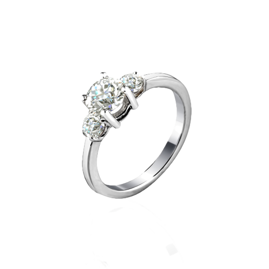 Кольцо No Name  с бриллиантами 1,04 ct